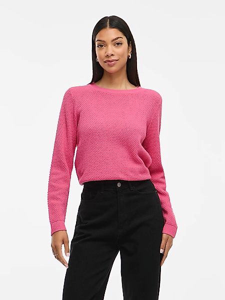 Vila Rundhalspullover "VIDALO O-NECK L/S KNIT TOP- NOOS" günstig online kaufen