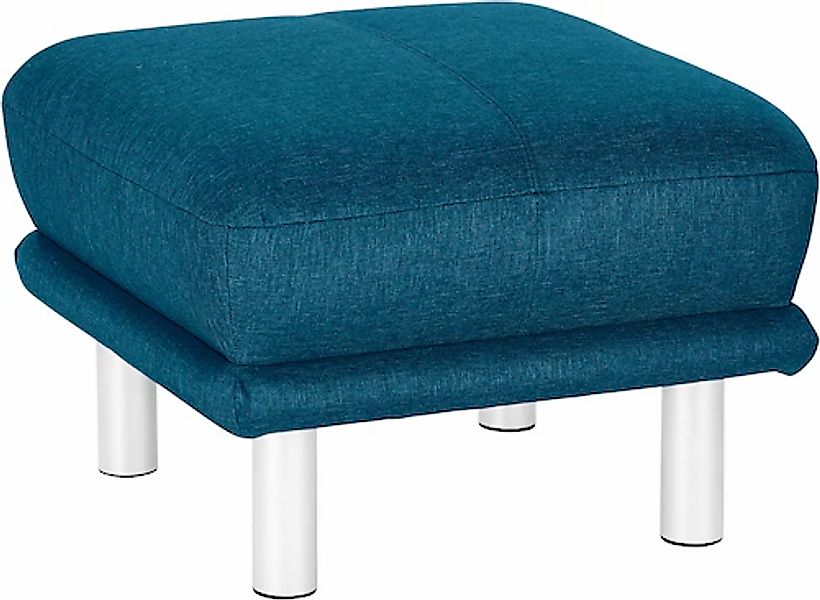 TRENDMANUFAKTUR Hocker »Cecilia II, modern und elegant, B/T 66/66cm« günstig online kaufen