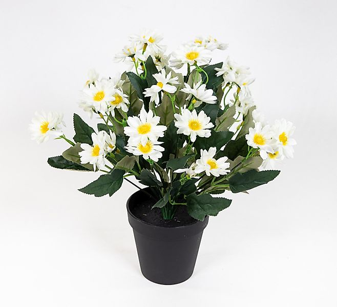 Kunstblume Margeritenbusch 32cm im Topf JA günstig online kaufen