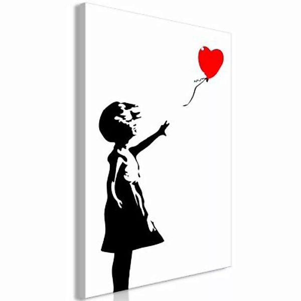 artgeist Wandbild Little Girl with a Balloon (1 Part) Vertical mehrfarbig G günstig online kaufen