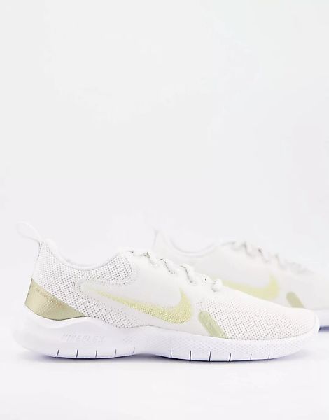 Nike Running – Flex Experience 10 – Sneaker in gebrochenem Weiß günstig online kaufen