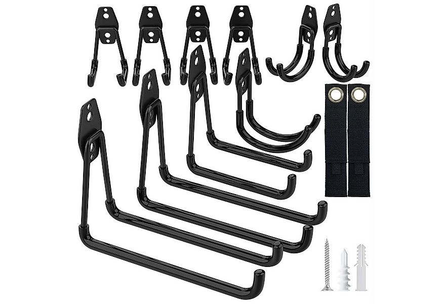 SURFOU Wandhaken Fahrrad Wandhalterung 12er Set Wandhaken Garage Haken – Do günstig online kaufen