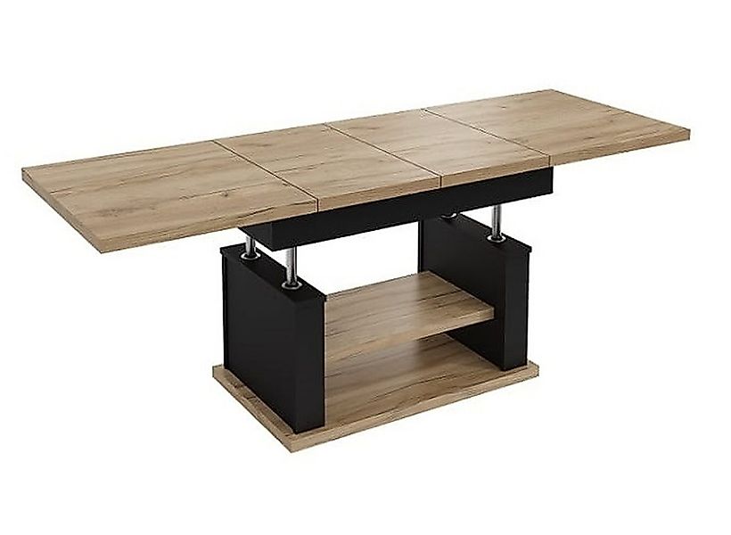 designimpex Couchtisch DA-666 höhenverstellbar ausziehbar 120/200 cm Esstis günstig online kaufen