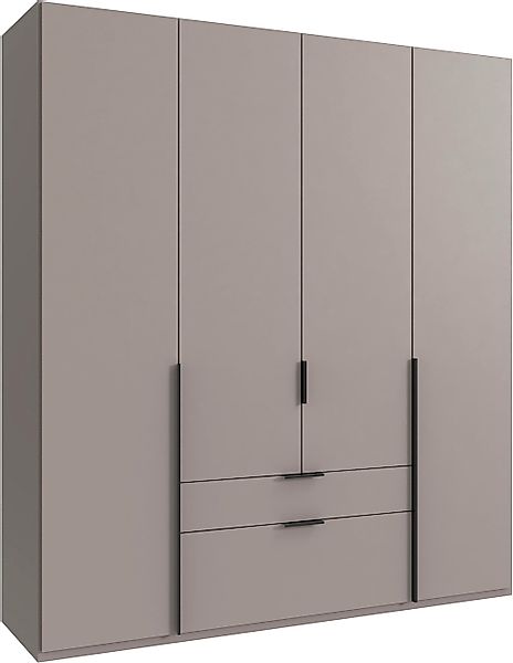 Wimex Drehtürenschrank "Mugano" mit langen oder kurzen Griffen aus Metall, günstig online kaufen