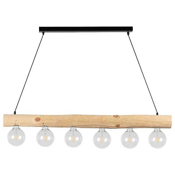 SPOT Light Pendelleuchte  SP-69860604 Trabo Simple natur schwarz Holz Metal günstig online kaufen