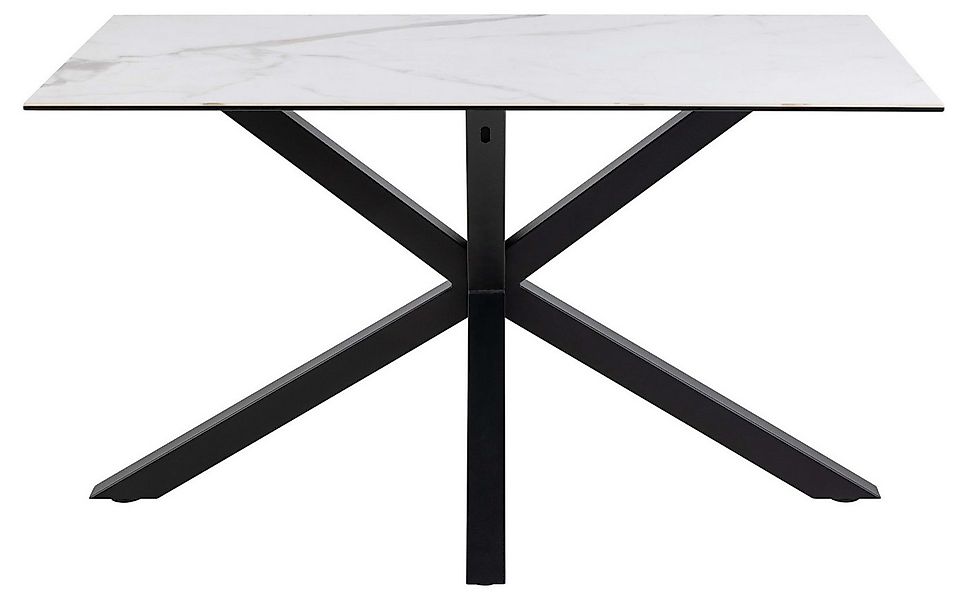ACTONA GROUP Esstisch Heaven, Tisch, Tischplatte aus Keramik, Kreuzgestell, günstig online kaufen