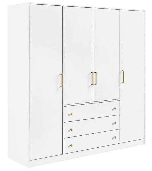 Compleo Kleiderschrank mit 3 Schubladen RETRO günstig online kaufen