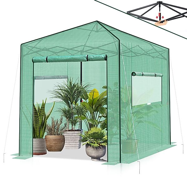 Sekey Foliengewächshaus One-Touch Pop Up Gewächshaus günstig online kaufen