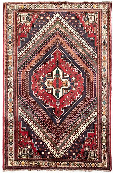 morgenland Wollteppich »Shiraz Medaillon Rosso 305 x 200 cm«, rechteckig günstig online kaufen