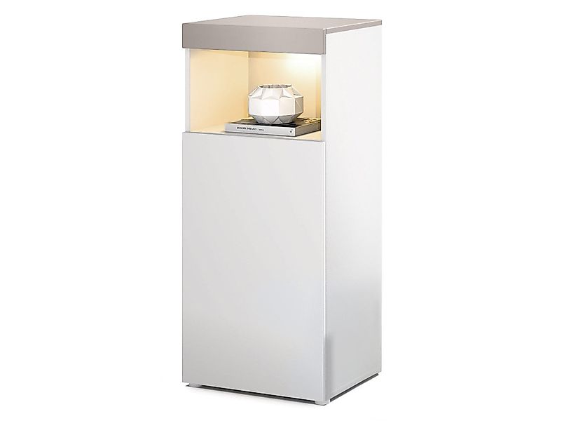 Vladon Standvitrine Pure (Vitrine, Korpus, Mocca günstig online kaufen
