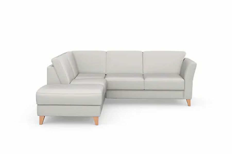 sit&more Ecksofa "Visby L-Form", Wahlweise mit Bettfunktion und Stauraum, f günstig online kaufen