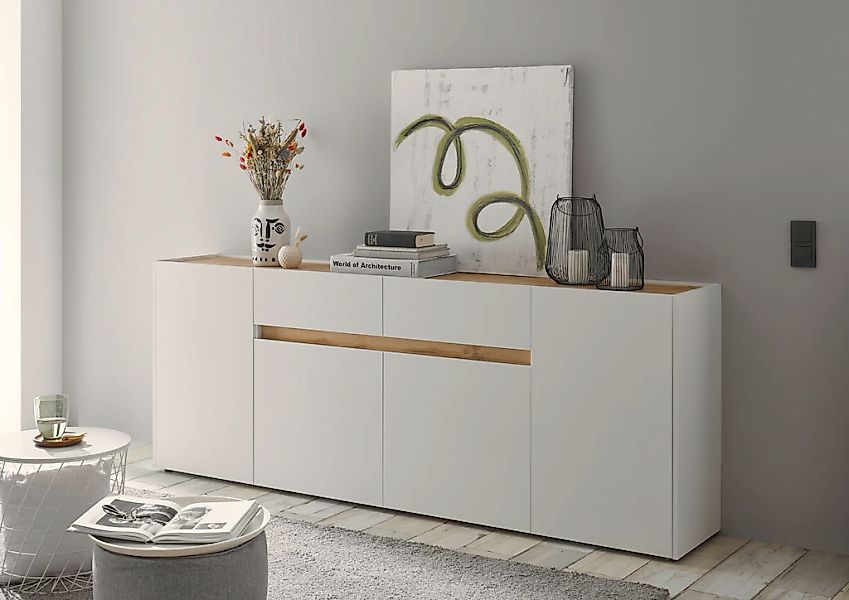 Home affaire Sideboard "City/Giron, moderner Schrank, Kommode, Stauraumschr günstig online kaufen