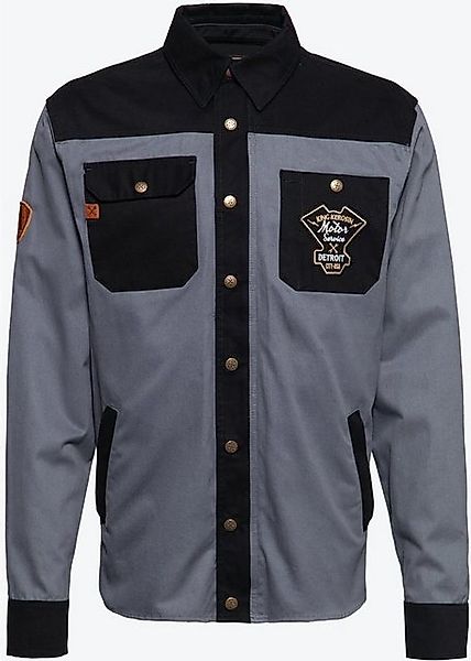 King Kerosin Outdoorhemd Motor Service Speedshop Workwear Hemd günstig online kaufen