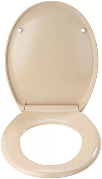 WENKO Premium WC-Sitz Ottana Beige, aus antibakteriellem Duroplast mit Abse günstig online kaufen