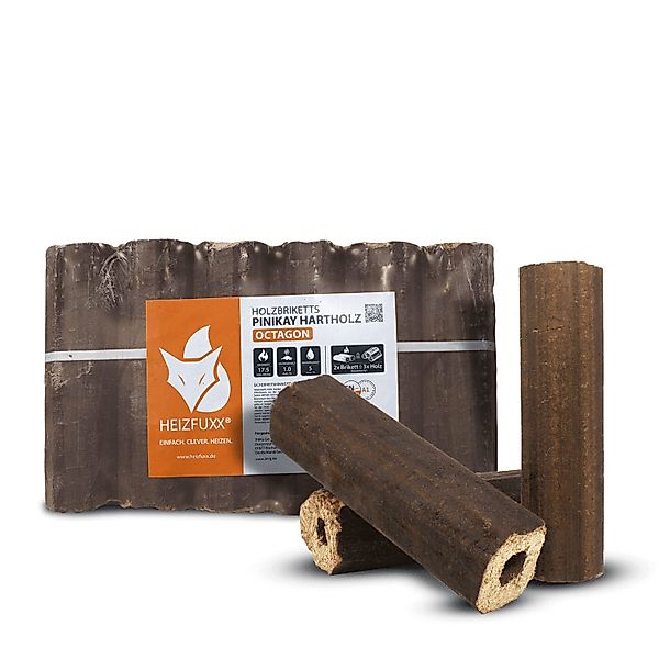 HEIZFUXX Holzbriketts PiniKay Octagon, 300 kg, günstig online kaufen