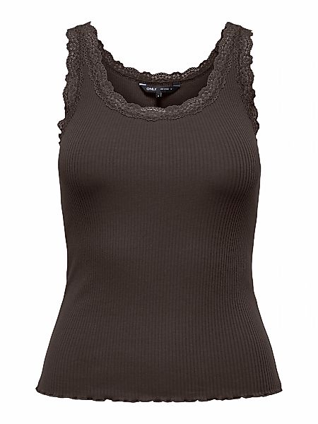 ONLY Tanktop "ONLSARA – Tanktop mit Spitzendetail am Ausschnitt" regular fi günstig online kaufen