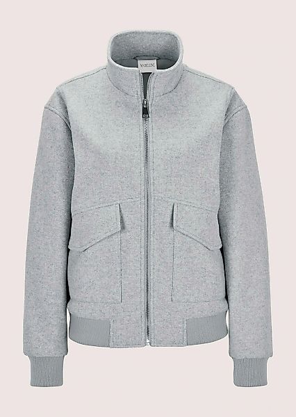 MADELEINE Kurzjacke "Blousonjacke Eleganter Damenblouson mit Melange-Optik" günstig online kaufen