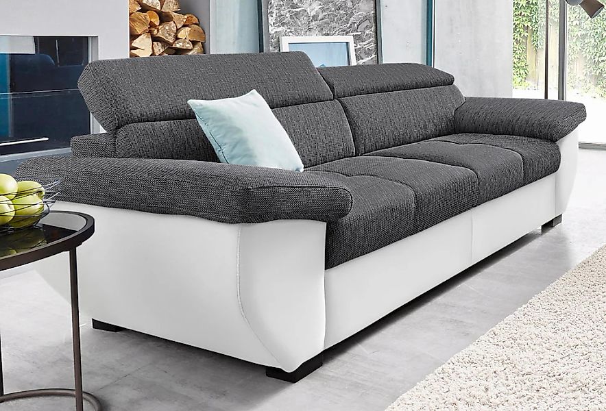 COTTA 2,5-Sitzer "Speedway", Big-Sofa mit Kopfteilverstellung günstig online kaufen