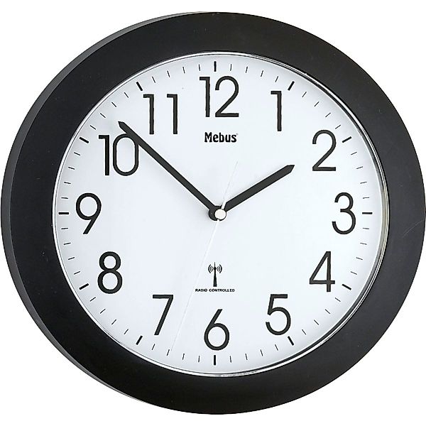 Mebus Wecker 52450 Funk-Wanduhr günstig online kaufen
