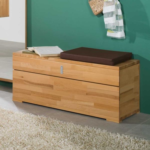 Sitztruhe aus Kernbuche Massivholz lackiert günstig online kaufen