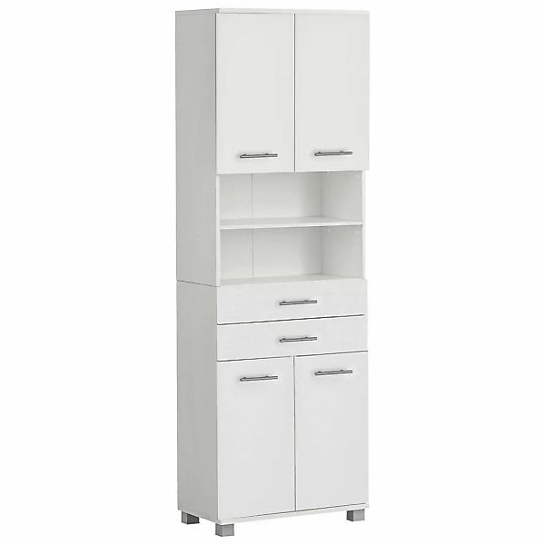 Hochschrank Emmi weiß matt B/H/T: ca. 59,8x180,9x32,6 cm günstig online kaufen