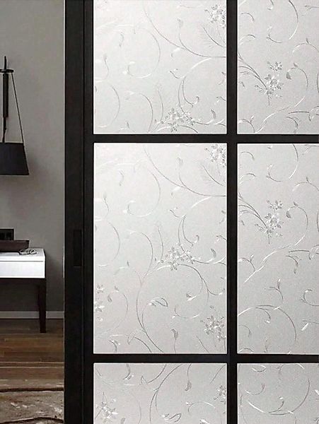 HomeBella Fensterfolie Fensterfolie Blumen Design selbsthaftend, Blickdicht günstig online kaufen