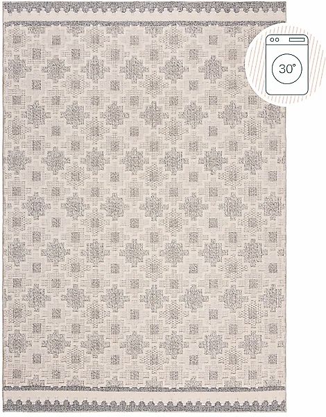 FLAIR RUGS Teppich »Graysen«, rechteckig, 4 mm Höhe, Waschbarer Geometrisch günstig online kaufen