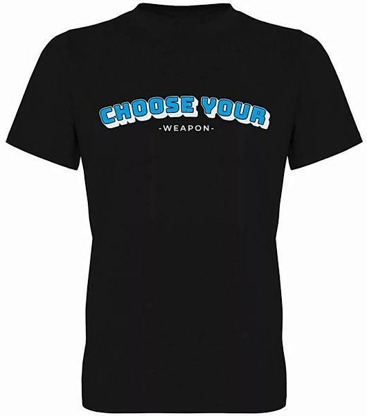 G-graphics T-Shirt Choose your weapon Herren T-Shirt, mit trendigem Frontpr günstig online kaufen