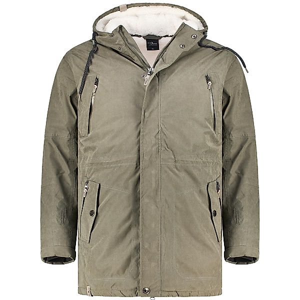 Blue Wave Funktionsparka, wind- und wasserdicht Farbe oliv Größe: 6XL günstig online kaufen