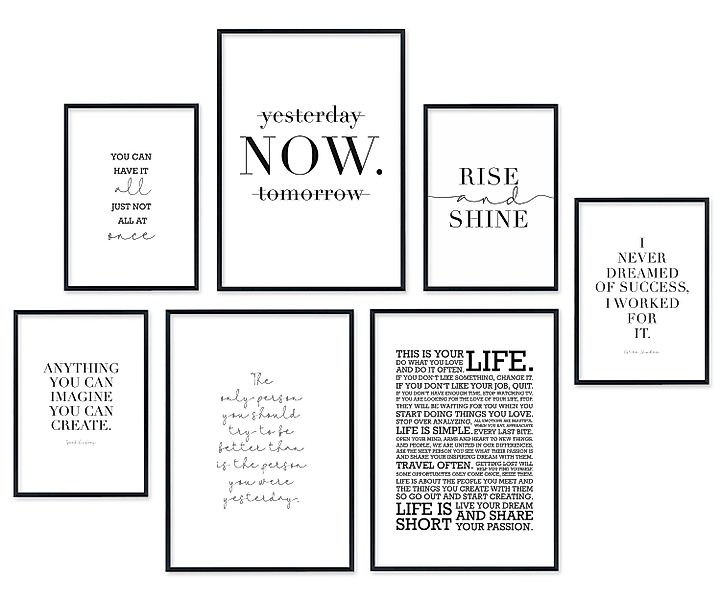 Hyggelig Home Poster Zitate Motivation - günstig online kaufen