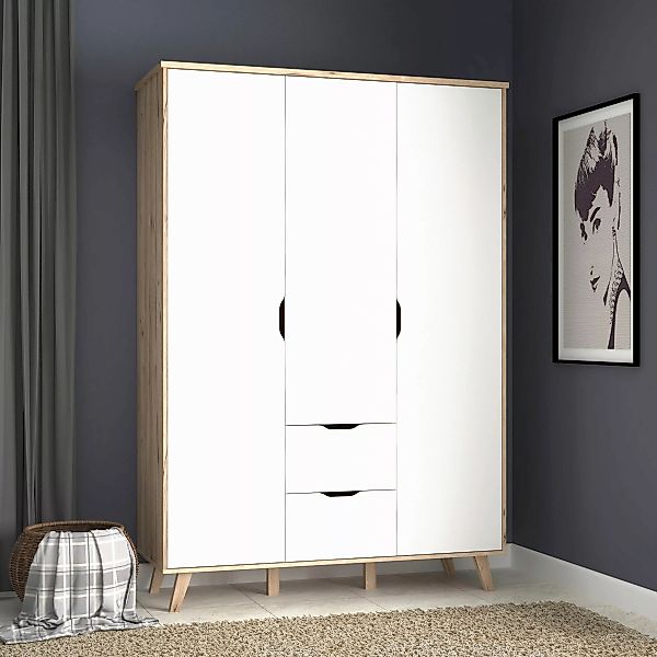 FORTE Drehtürenschrank "Vankka, Kleiderschrank, viel Stauraum,", (B/H/T ca. günstig online kaufen