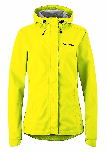 Gonso "Sura Light" Damen Regenjacke wind- und wasserdicht, Radjacke mit Kap günstig online kaufen