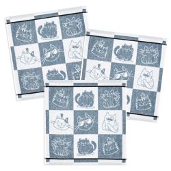 Kracht Geschirrtuch Cool Cat, (Set, 3-tlg., günstig online kaufen