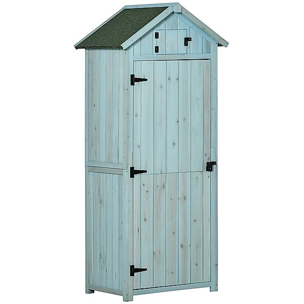Outsunny Gerätehaus Geräteschrank, Schuppen mit Fachböden, günstig online kaufen