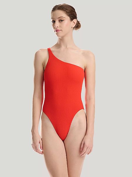 Wolford - Ultra Texture Swimsuit, Frau, red glow, Größe: S günstig online kaufen