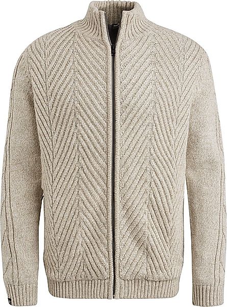 Vanguard Strickjacke Wool Blend Ecru - Größe L günstig online kaufen