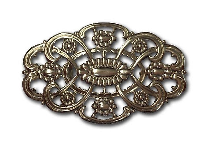 Pezzo D'oro Gürtelschnalle Dirndlspangerl oval,Schleifenspangerl, antiksilb günstig online kaufen