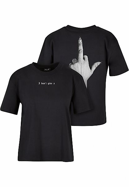 Miss Tee Kurzarmshirt "Miss Tee Damen I Dont Give A F Tee", (1 tlg.) günstig online kaufen