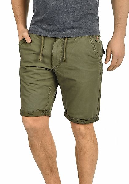 Blend Chinoshorts "BHClaudio" Chino Shorts mit Print am Saumumschlag günstig online kaufen