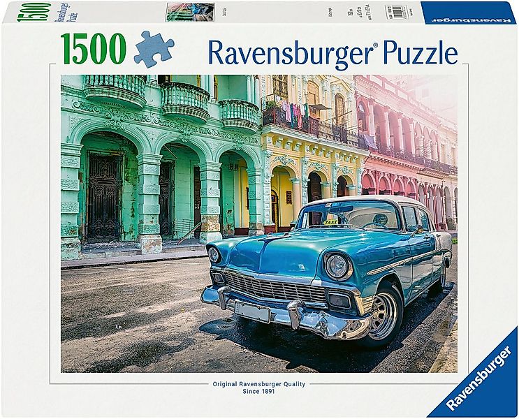 Ravensburger Puzzle Cuba Cars, 1500 Puzzleteile, Made in Germany günstig online kaufen