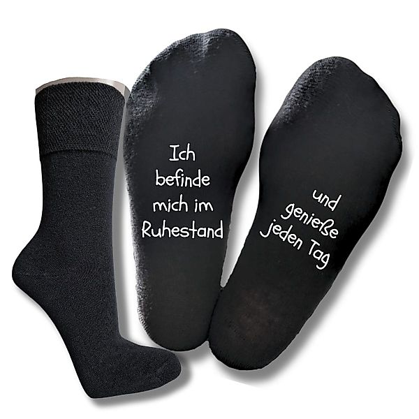 bentini Basicsocken Sprüche Socken für Rentner günstig online kaufen