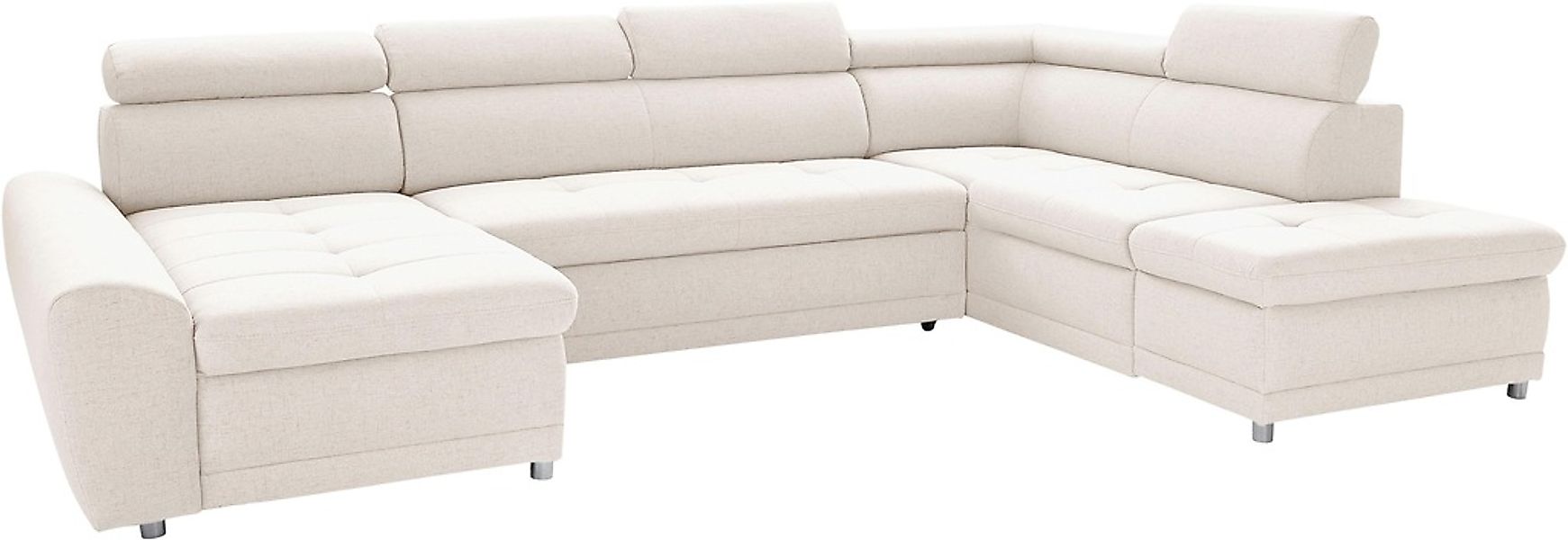 sit&more Wohnlandschaft "Riva U-Form" wahlweise mit Bettfunktion günstig online kaufen