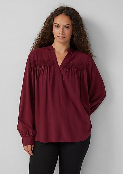 QS Langarmbluse Bluse Bluse aus Viskose günstig online kaufen
