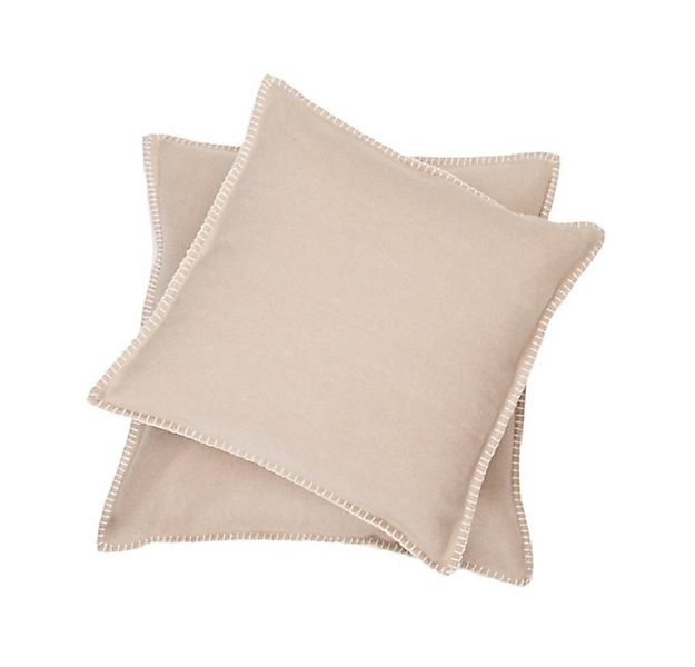 DAVID FUSSENEGGER Kissenbezug Kissenhülle Sylt 'Uni', Flanell günstig online kaufen