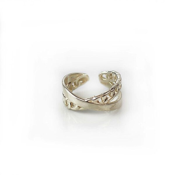 Doppelter Ring Aus 925 Silber Größenverstellbar günstig online kaufen