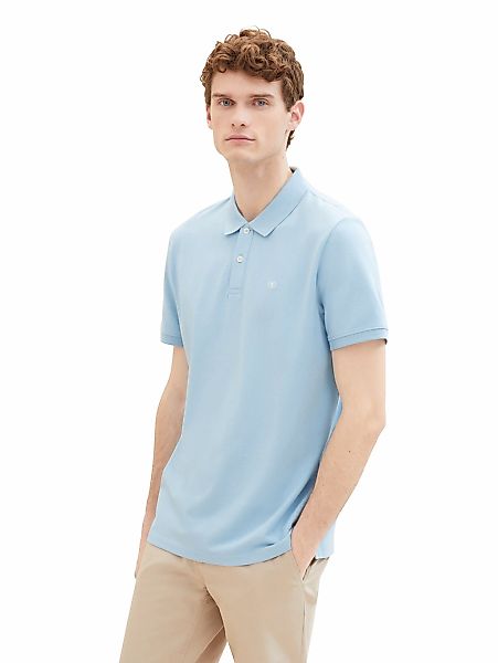 TOM TAILOR Poloshirt mit farblich hervorgehobener Knopfleiste günstig online kaufen