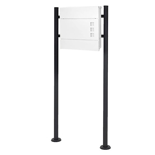 ML-DESIGN Standbriefkasten Briefkasten Postkasten mit Zeitungsfach, günstig online kaufen