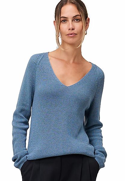 Zero Strickpullover "Damen mit V-Ausschnitt" 1 Stk. Plain/ohne Details günstig online kaufen