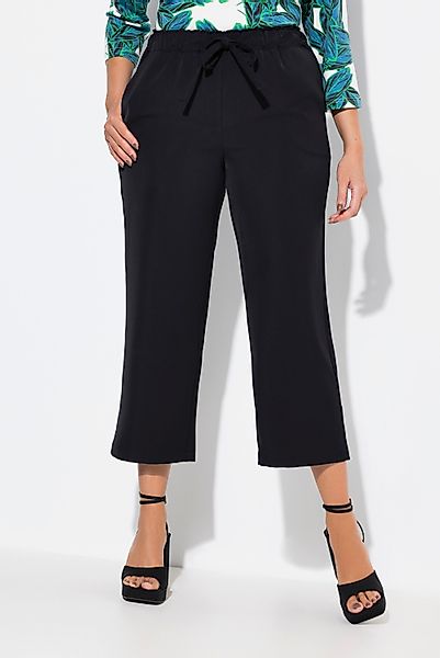 Ulla Popken Schlupfhose 7/8-Hose Bügelfalten Elastikbund günstig online kaufen