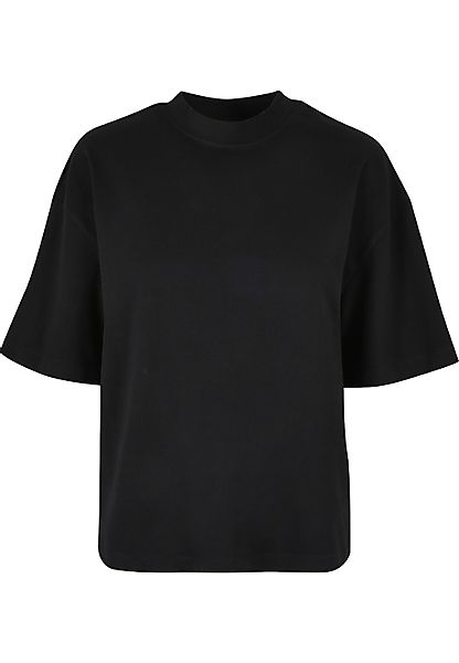 URBAN CLASSICS Kurzarmshirt "Urban Classics Damen Ladies Organic Heavy Slit günstig online kaufen